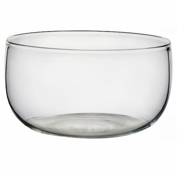 Taxenne Glass Bowl Round Clear Salad Bowl Bowl Large Glass Mixing Bowl for Pasta Dessert Cereal Snack Rice Noodles ( 300ml )