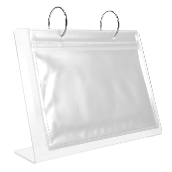 Taxenne Transparent Plastic Nail Color Display Board Holder for Salon Fake Nails and Manicure Color Samples Organization