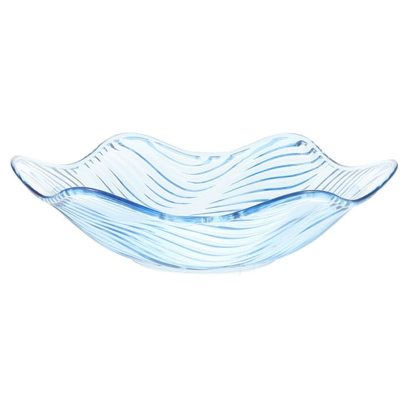 CTIRCHIU Fruit Plate Blue Plastic 1Pack 10.2X10.2X2.7In