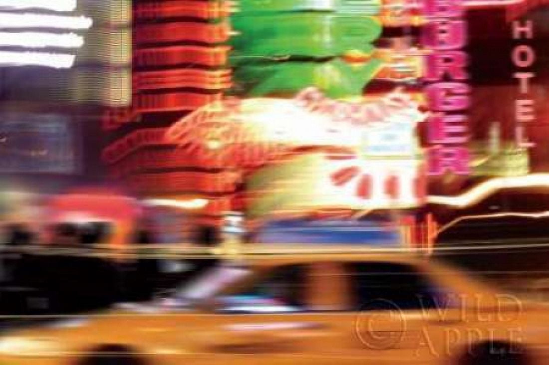 Taxi Canvas Art - Ben Richard (24 x 36)