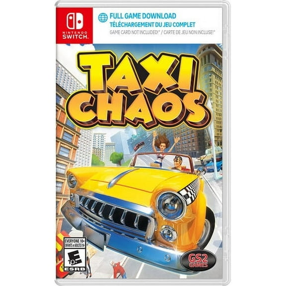 Taxi Chaos (Code in a Box) for Nintendo Switch [VIDEOGAMES]