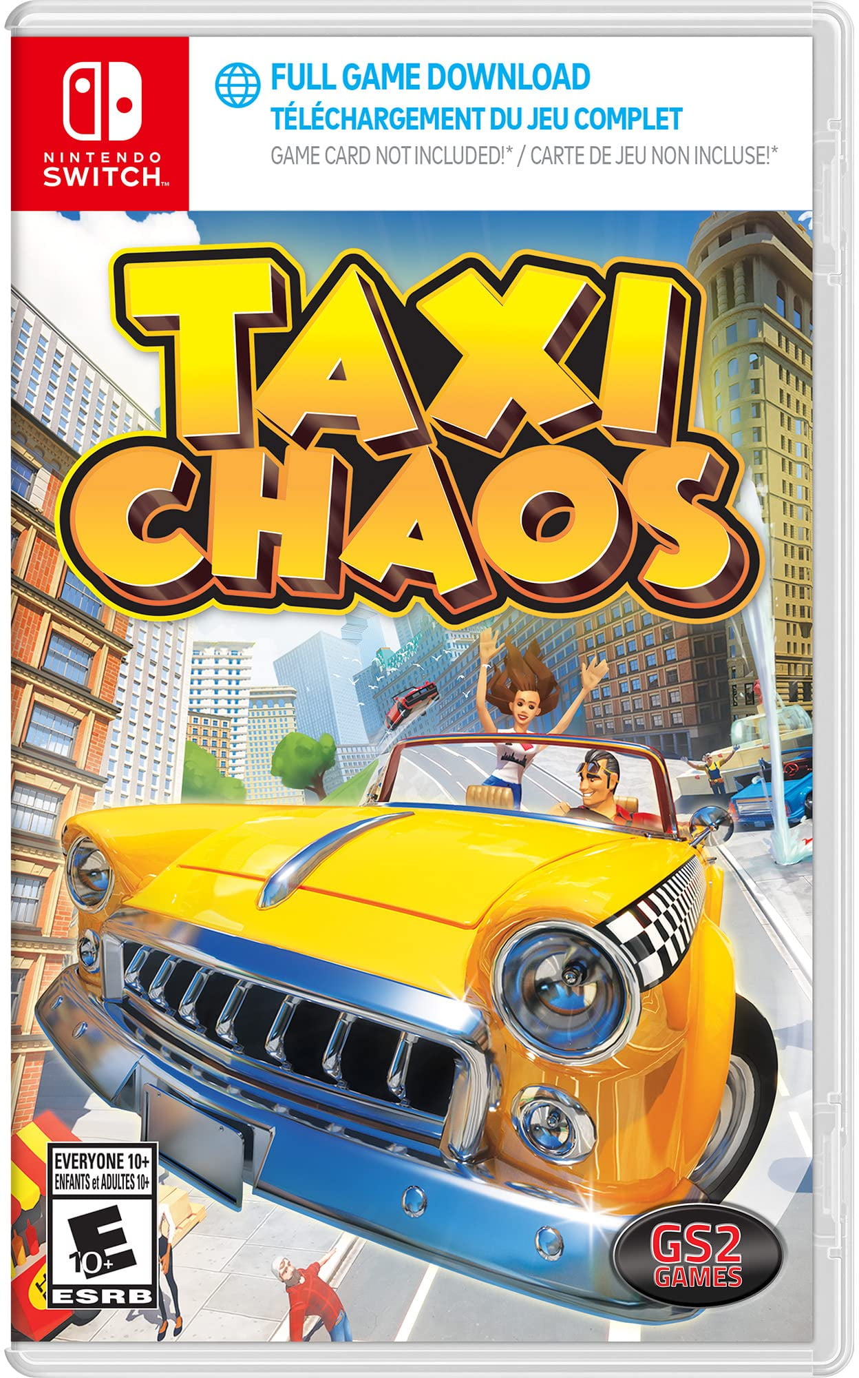 Nintendo Switch Game - Taxi Chaos (Code in a Box) - Walmart.com