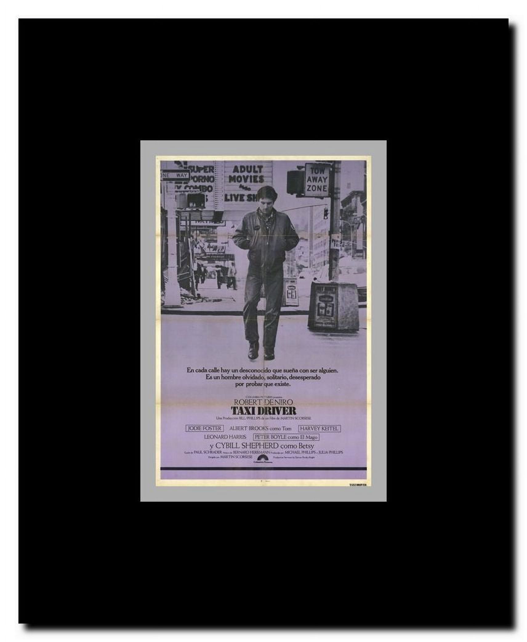 Taxi Driver Framed Movie Poster