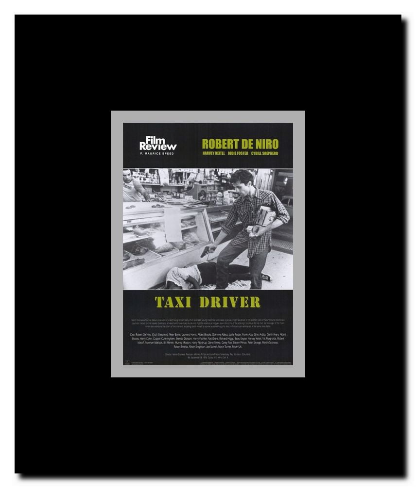 Taxi Driver Framed Movie Poster