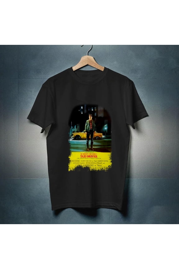 Taxi Driver - Movie Poster Inspired Unisex Black T-Shirt