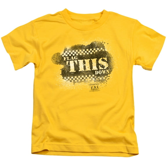 Taxi Flag This Youth 18/1 T-Shirt Yellow