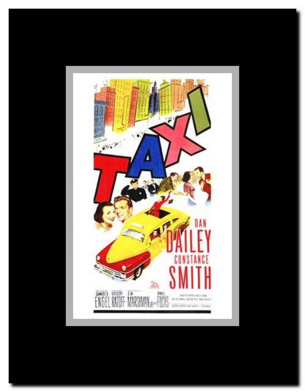 Taxi Framed Movie Poster