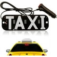 Taxi Light, Taxi LED Sign Decor, Taxi LED Light Logo, Flashing Hook on