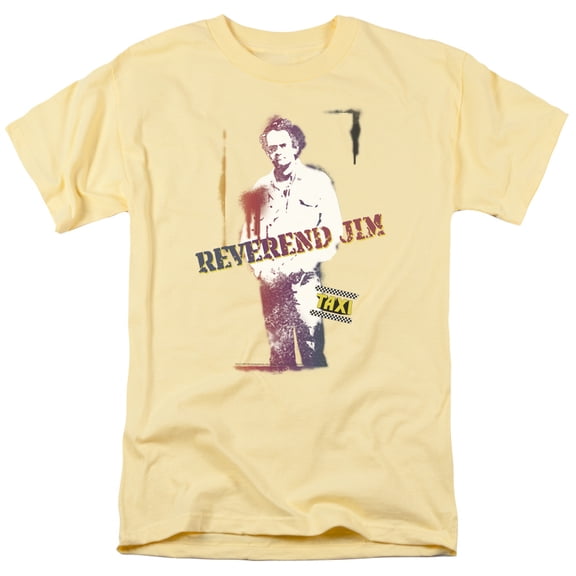Taxi Men's Reverend Jim T-shirt Medium Yellow