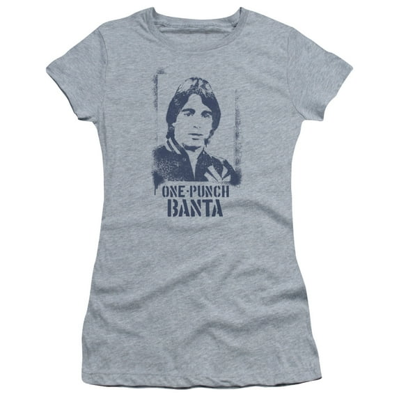 Taxi One Punch Banta Junior Women's Sheer T-Shirt Athletic Heather