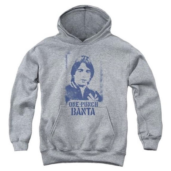 Taxi-One Punch Banta - Youth Pull-Over Hoodie - Athletic Heather- Small