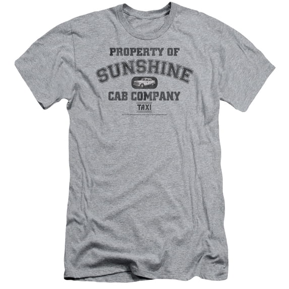 Taxi - Property Of Sunshine Cab - Slim Fit Short Sleeve Shirt - X-Large