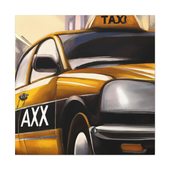 Taxi at Midnight - Canvas