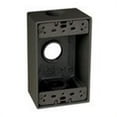 thumbnail image 1 of Hubbell Taymac SB375Z 1-Gang Weatherproof Box with Three 0.37 in. Outlets, Bronze, 1 of 2