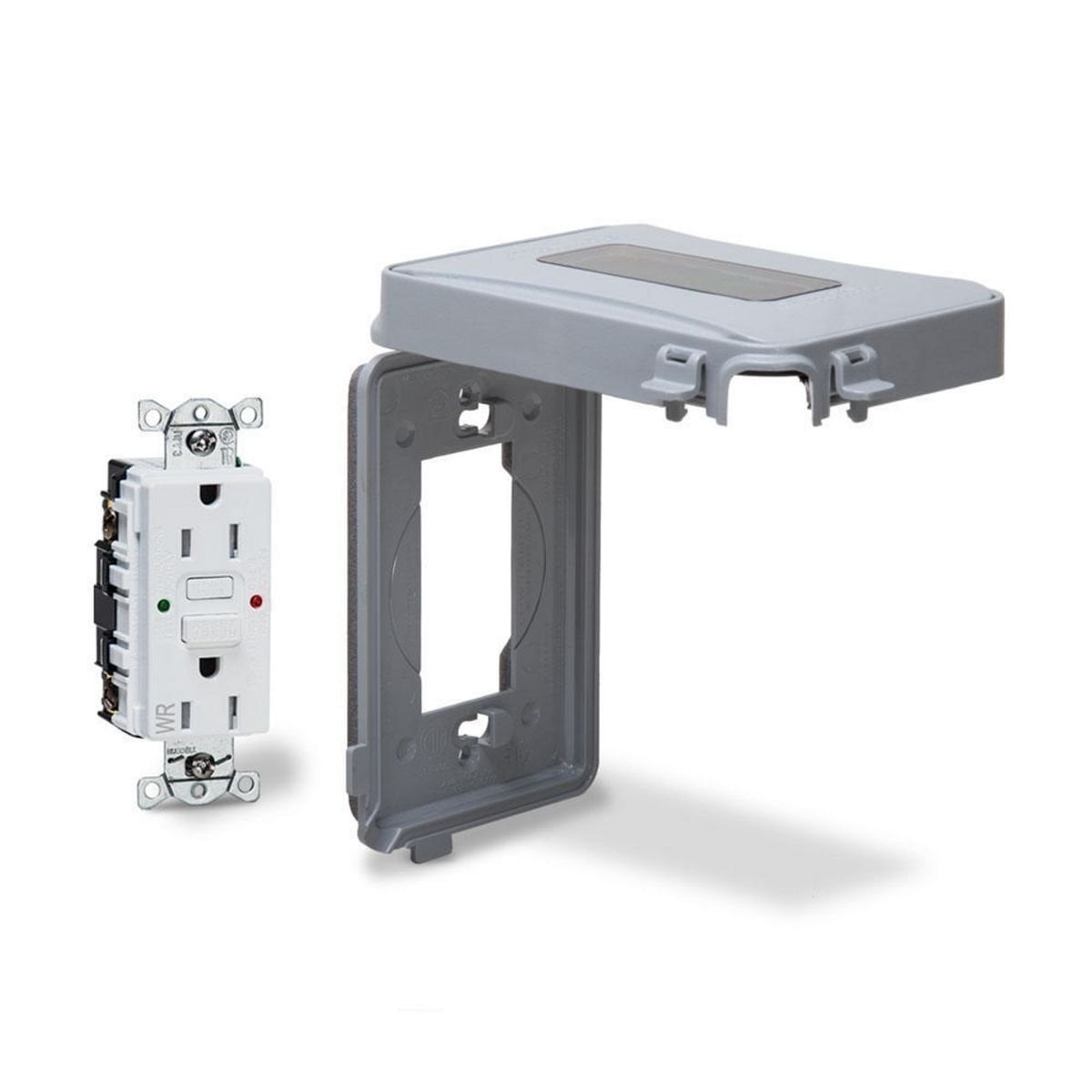 TayMac MG500GS Receptacle, Gray
