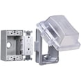 thumbnail image 1 of Taymac Single Gang Weatherproof In-Use Cover Kit - Clear - 2 Pack, 1 of 1
