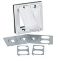 thumbnail image 1 of TayMac Rectangle Die-Cast Metal 2 gang Weatherproof Cover, 1 of 4