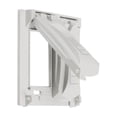 thumbnail image 1 of HUBBELL ELECTRICAL RACO COVER 2G FLIP WHT, 1 of 2