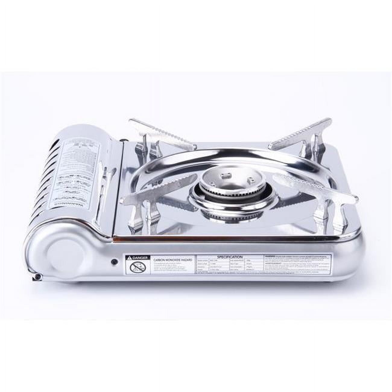 8000 BTU Stainless Steel Butane Gas Single Burner Stove