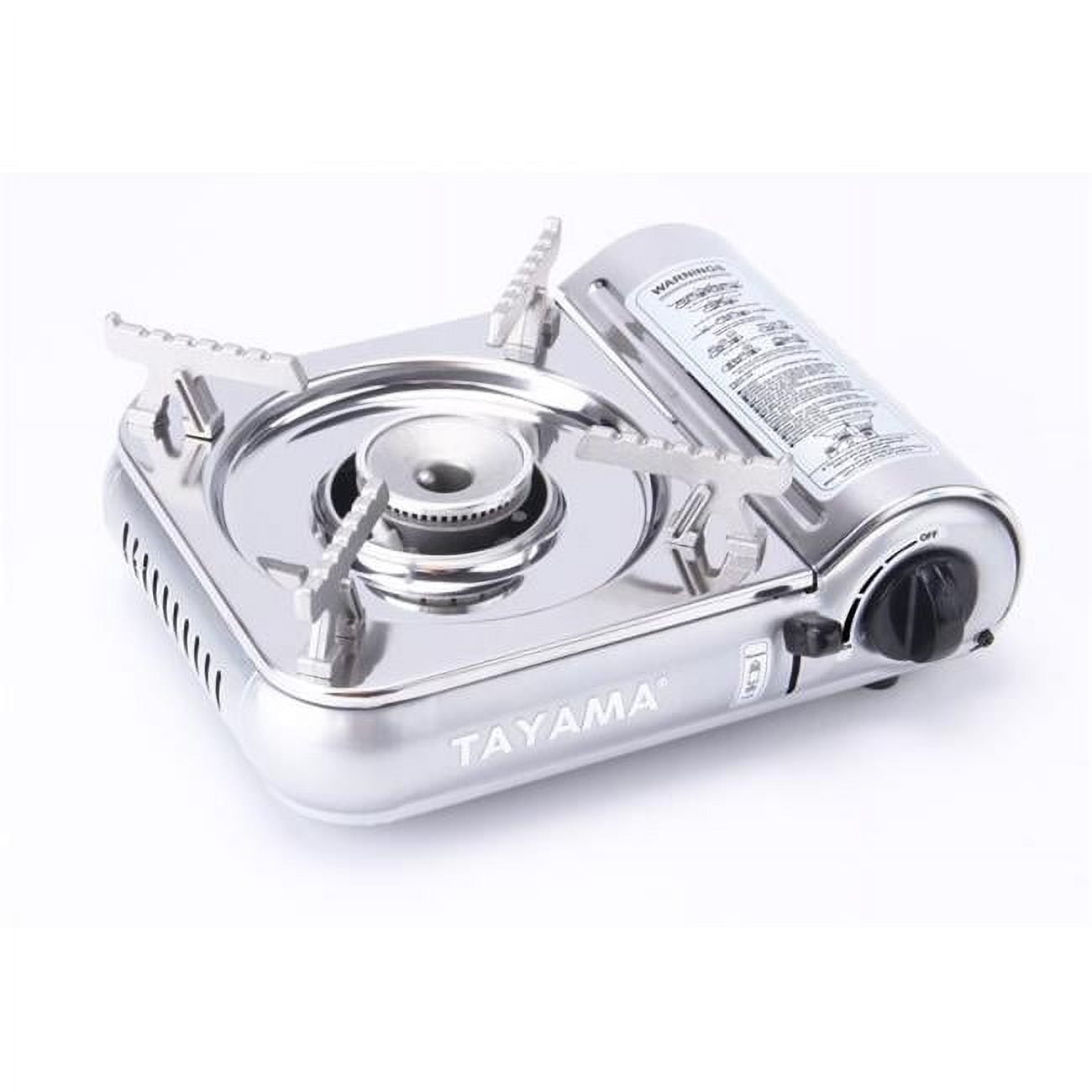 7,000 BTU Stainless Steel Single Burner Portable Gas Stove