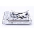 thumbnail image 1 of Tayama BDZ-155B 10 in. 8000 BTU Stainless Steel Gas Stove, Grey & Black, 1 of 3