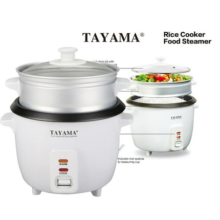 Tayama Rice Cooker with Steam Tray 3 Cup