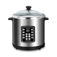 thumbnail image 1 of Tayama TSP-1000 10 qt. Multi-Functional Stainless Steel Electric Stew Cooker with Ceramic Pot, 1 of 1