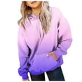 thumbnail image 1 of Taybagh Cute Hoodies for Teen Girls Gradient 5t Girls Clothes Hooded Kids Hoodie with Pockets, 1 of 6