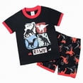 thumbnail image 1 of Taybagh First Birthday Outfit Pattern O Neck Tops Shorts Clothes 2 Pieces Summer Boy Stretch Set Activewear, 1 of 6