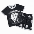 thumbnail image 1 of Taybagh First Birthday Outfit Pattern O Neck Tops Shorts Clothes 2 Pieces Summer Boy Stretch Set Activewear, 1 of 6