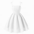 thumbnail image 1 of Taybagh Girls Dresses Flowy Ruffled Spaghetti Strap Girls Dresses Size 10-12 Ruched Elegant Kids Clothes, 1 of 7