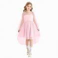 thumbnail image 1 of Taybagh Girls Dresses Mesh Sleeve a Line Birthday Dress Party Formal Girls Clothes for Wedding Guest Green 11-12 Years, 1 of 9