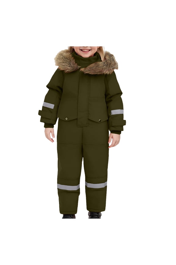Girls Outfits Size 10-12 Boys Girls Snowboard Suits Windproof Snowsuits Ski Jumpsuits Outdoor Kids Suit AG 10-11 Years