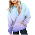 thumbnail image 1 of Taybagh Kids Sweatshirts Girls Tie Dye Cute Clothes for Teen Girls Gradient Baggy Classic Hoodie Thermal, 1 of 5
