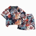 thumbnail image 1 of Taybagh Newborn Boy Outfits Floral Baby Shorts Outfits Fashion 12 Month Button Shirt Shorts Sets Boy Clothes Durable, 1 of 5