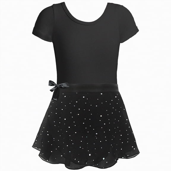 Taybagh Toddler Girls Dance Dress Two Piece Ballet Girls Dresses Performance Gymnastics Training Clothes for Kids Clothes