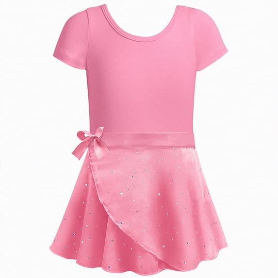 Taybagh Toddler Girls Dance Dress Two Piece Ballet Girls Dresses Performance Gymnastics Training Clothes for Kids Clothes