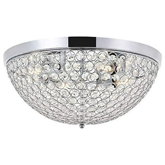 Taye 4 light Chrome Flush Mount