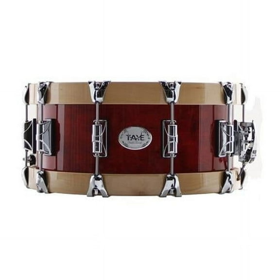 Taye SB1406SWN-AR 14 x 6 in. Studiobirch Woodhoop Snare Drum, Autumn Red & Natural