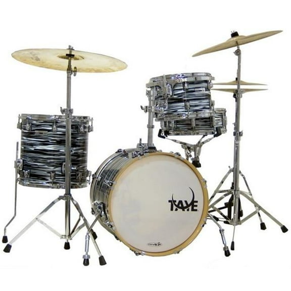 Taye SM418BP-SPK-BO 4 Piece StudioMaple BeBop Drum Shell Pack, Black Oyster
