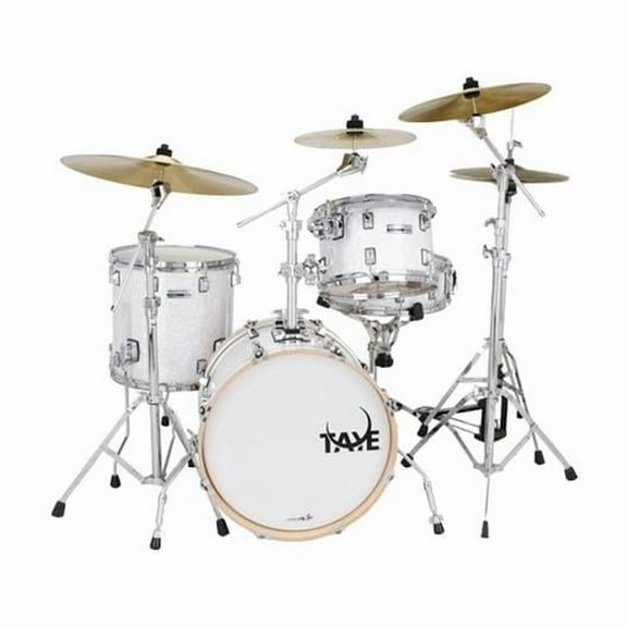 Taye SM418BP-SPK-WP 4 Piece StudioMaple BeBop Drum Shell Pack, White Pearl