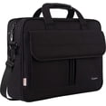 thumbnail image 1 of Taygeer Laptop Briefcases for Men, 15.6in Waterproof Work Bag with Laptop Compartment, Black, 1 of 9