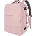 thumbnail image 1 of Taygeer Travel Backpack for Women, Carry on Big Bag with USB Port, TSA 15.6in Laptop Bag Pink, 1 of 9