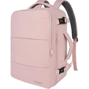 Taygeer Travel Backpack for Women, Carry on Big Bag with USB Port, TSA 15.6in Laptop Bag Pink