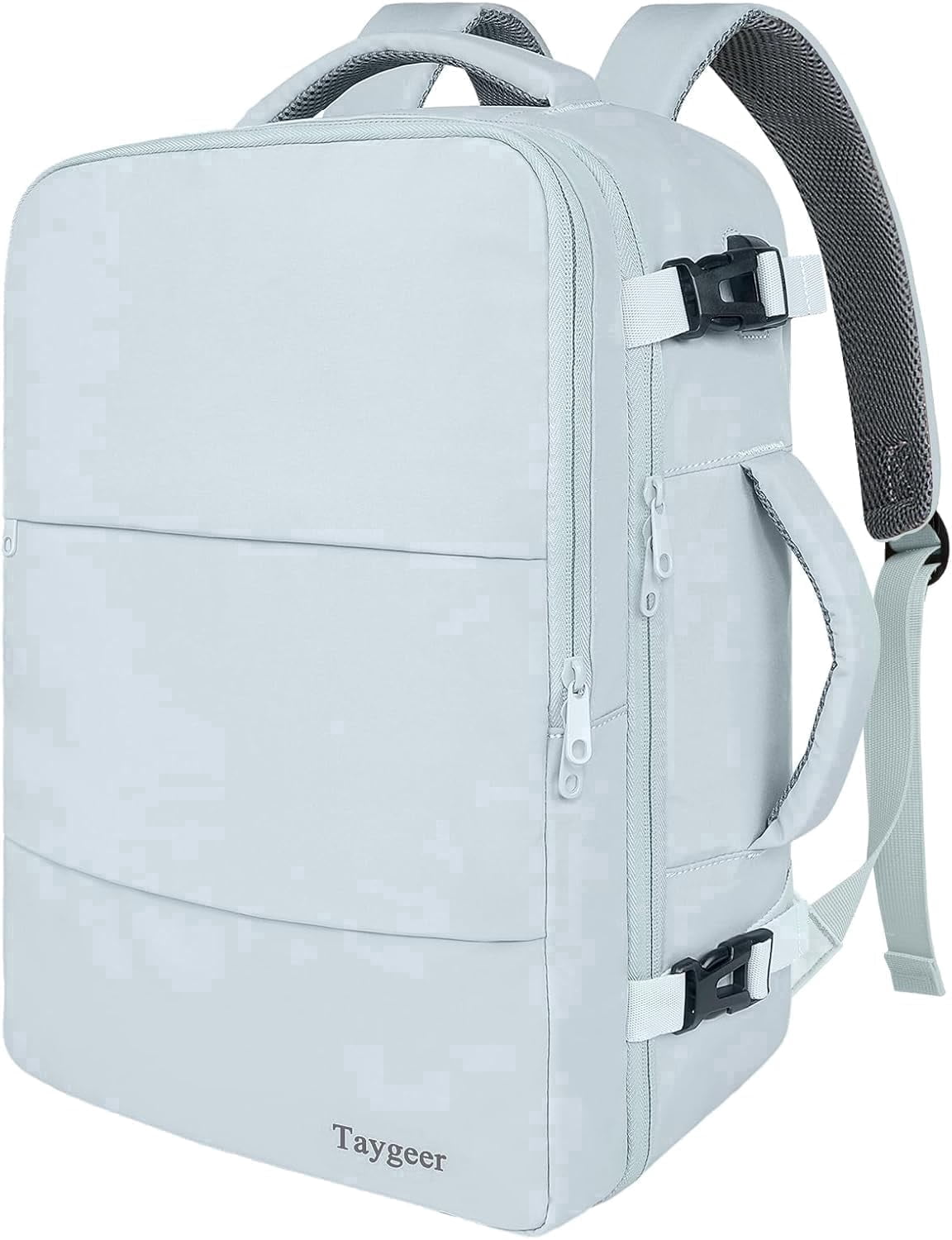 Taygeer Travel Laptop Backpack for Women Men, 35L Carry on Luggage Backpacks with Shoe Pouch, Blue