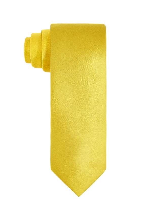 Mens Regular fit Tie Necktie One Size Yellow Alpha Phi Alpha