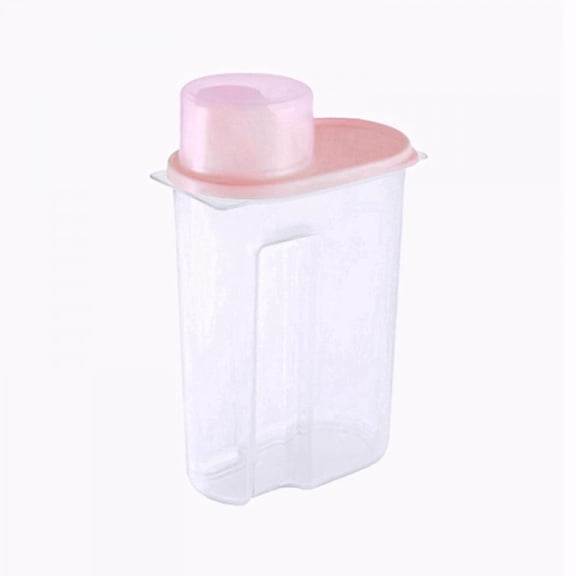 Taykoo BPA -Free Plastic Food Saver, Kitchen Food Cereal Storage Containers with Graduated Cap
