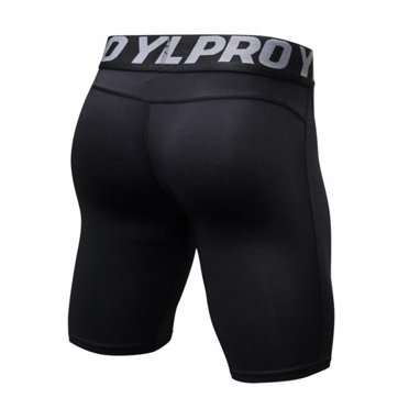 Pantaloncini Compressivi Uomo – Mutande Sportive A Strati, Traspiranti, Palestra, Taglia Unica