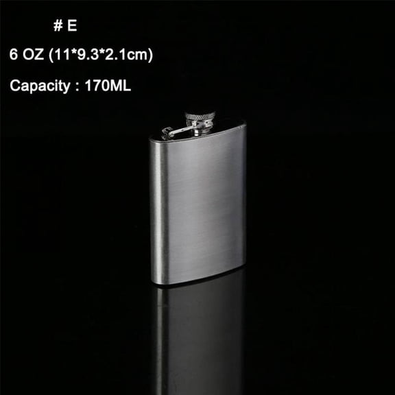 Taykoo Portable 1/3/4/5/6/8/9/10oz Stainless Steel Wine Pot Hip Liquor Whiskey Alcohol Flask Cap and Funnel Hip Flask