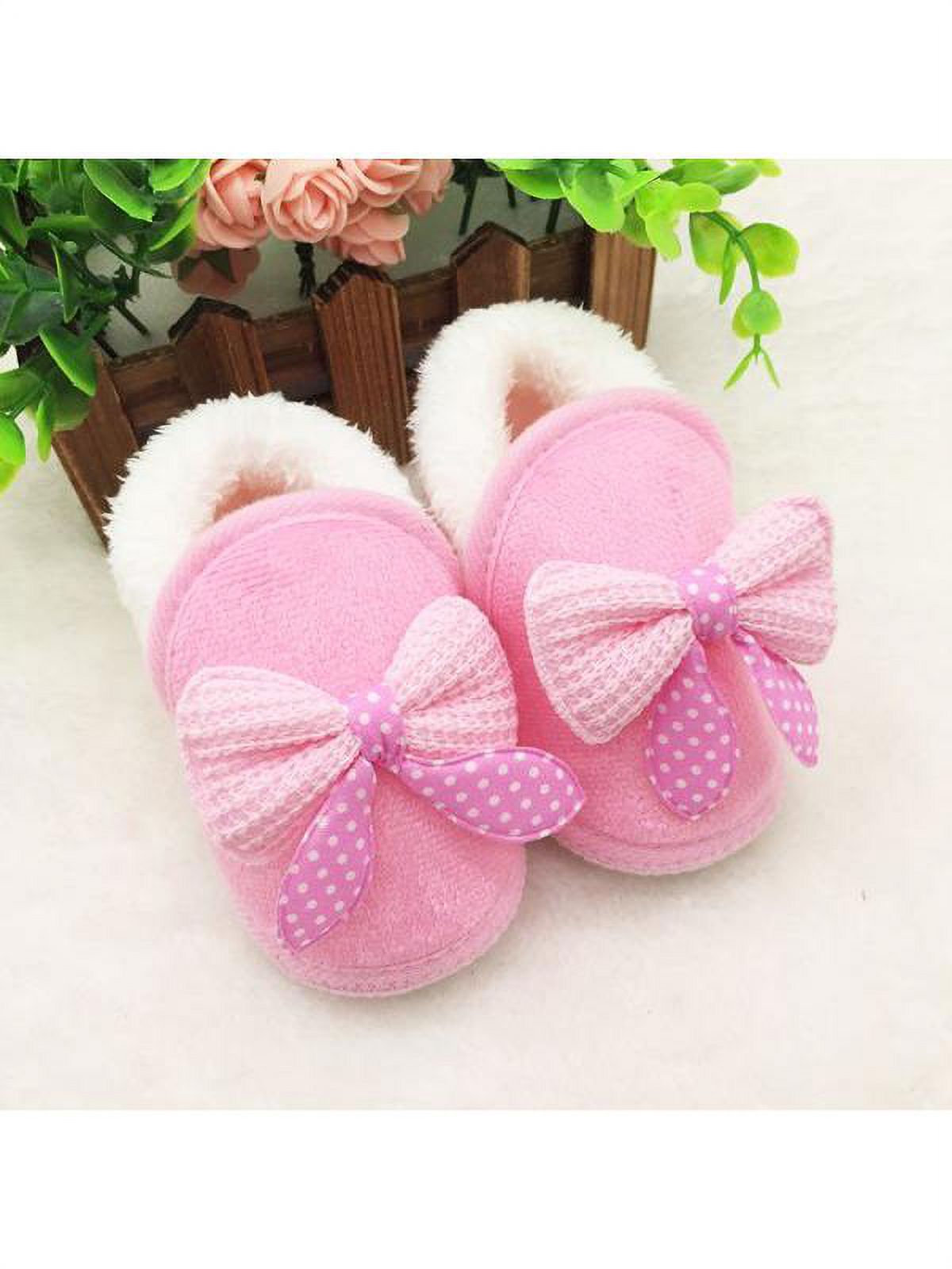 Taykoo Winter Warm Baby Boys Girls Slippers Non Slip Snow Boots Crib Casual Shoes 0-18M - image 1 of 3